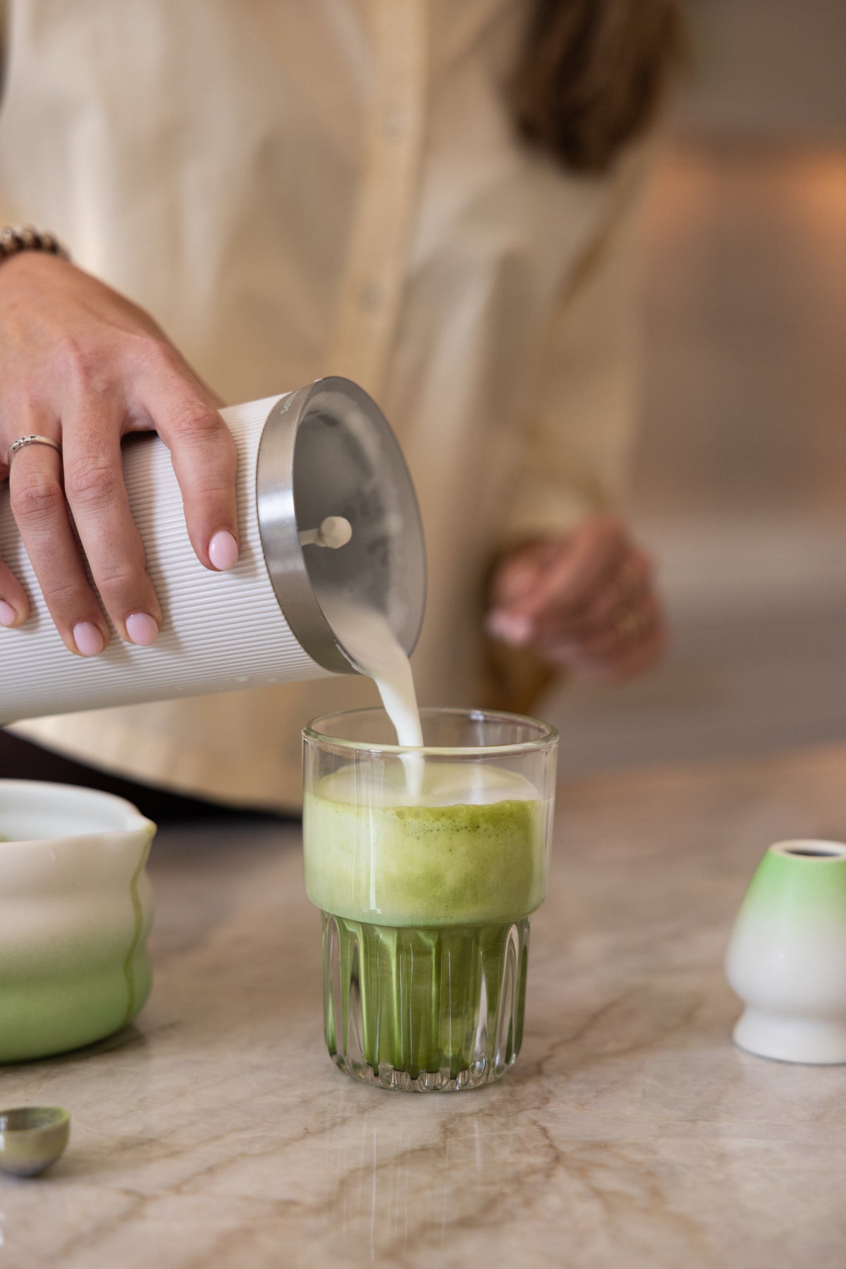 Matcha preparation step
