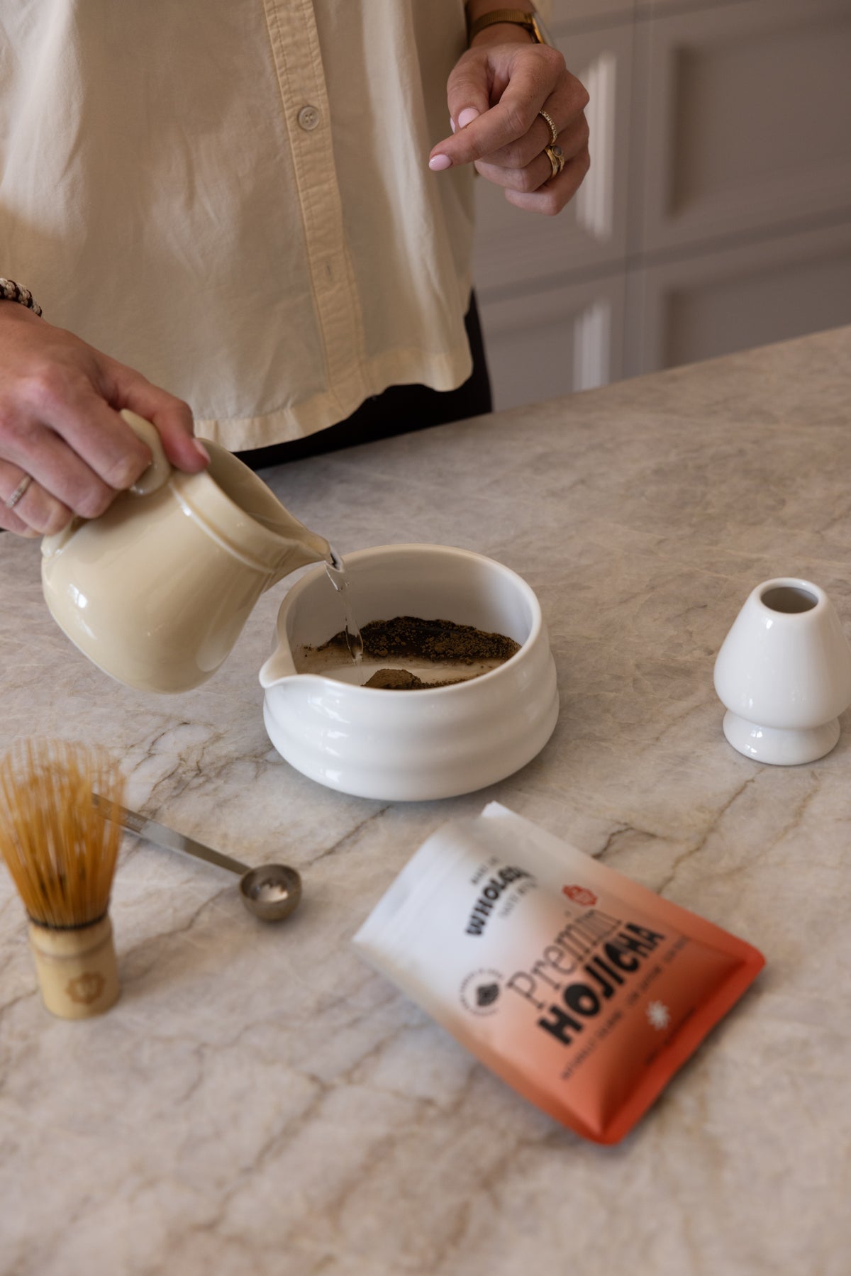 Matcha preparation step
