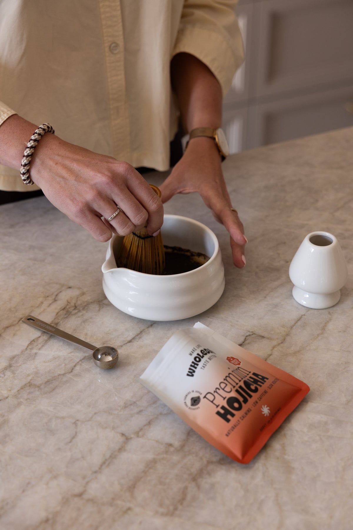 Matcha preparation step