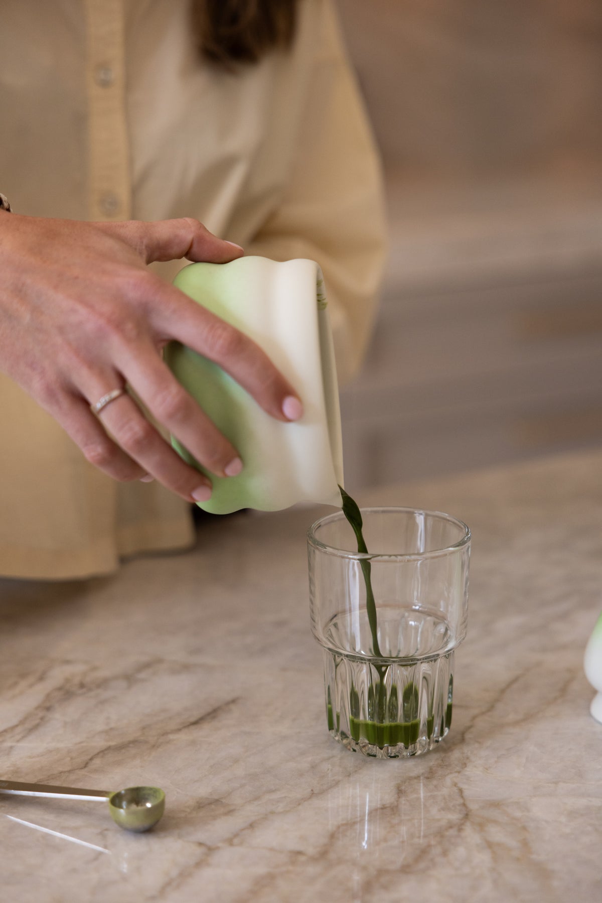 Matcha preparation step