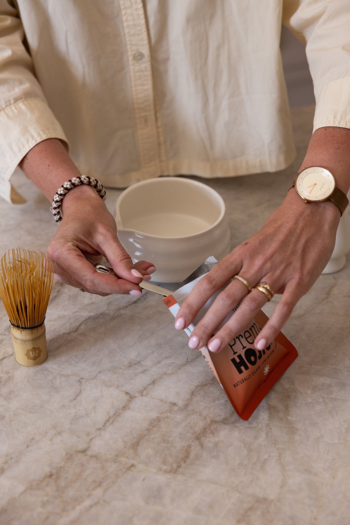 Matcha preparation step