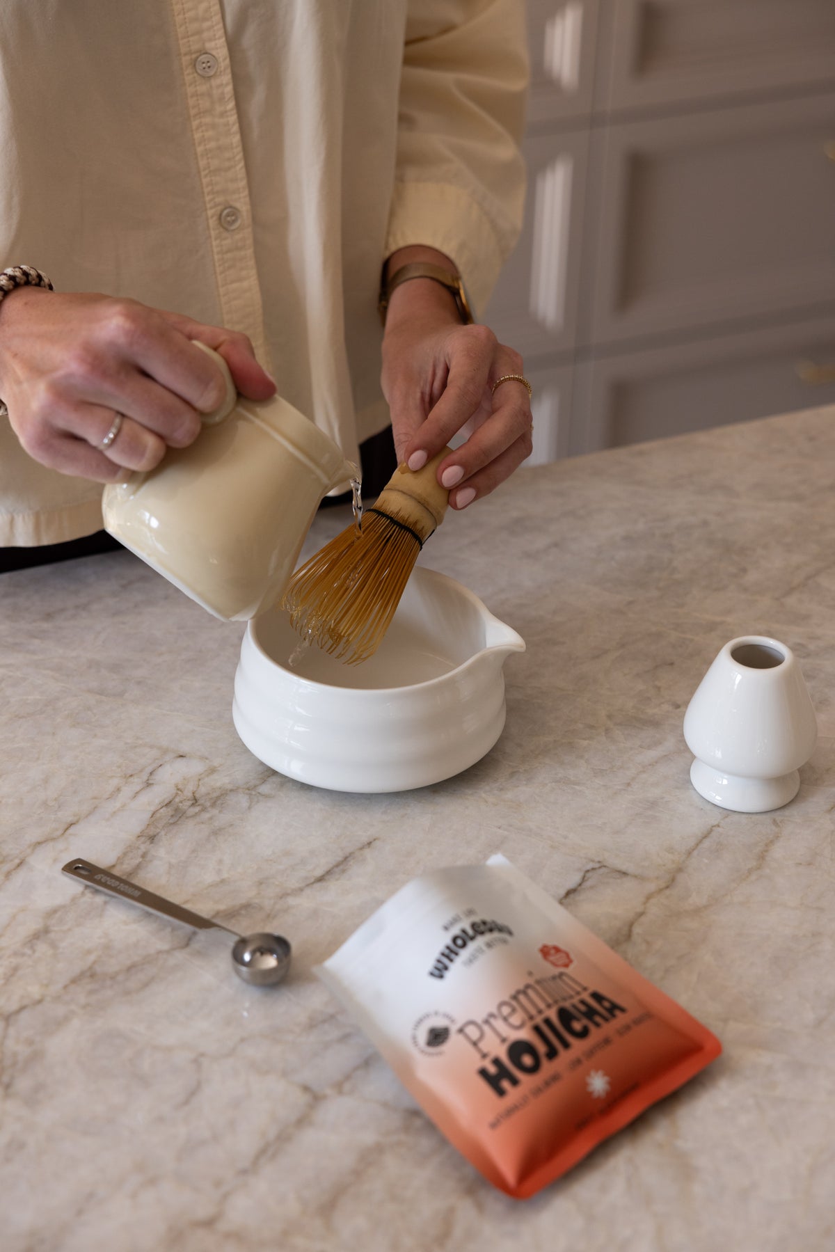 Matcha preparation step